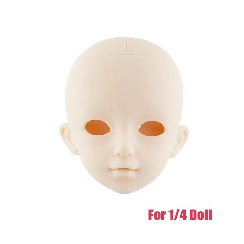 For 42cm 45cm 48cm Doll Head Accessories Girl Women Dolls Head DIY Makeup for 48cm Baby Girl Doll Head Without Eyes