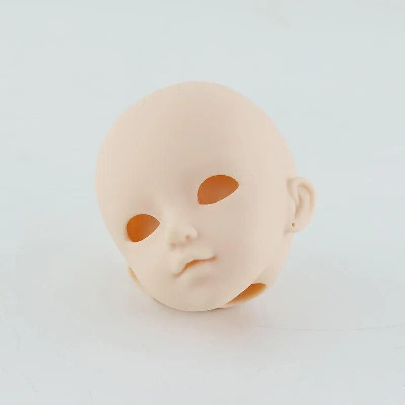 For 42cm 45cm 48cm Doll Head Accessories Girl Women Dolls Head DIY Makeup for 48cm Baby Girl Doll Head Without Eyes