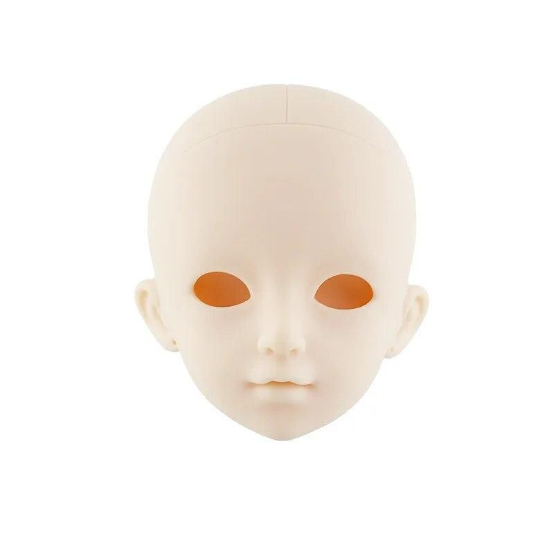 For 42cm 45cm 48cm Doll Head Accessories Girl Women Dolls Head DIY Makeup for 48cm Baby Girl Doll Head Without Eyes