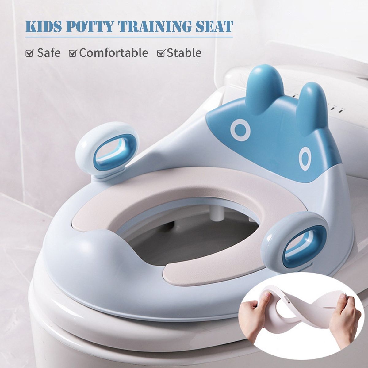 Kids Potty Training Seat With Handles Portable Potty