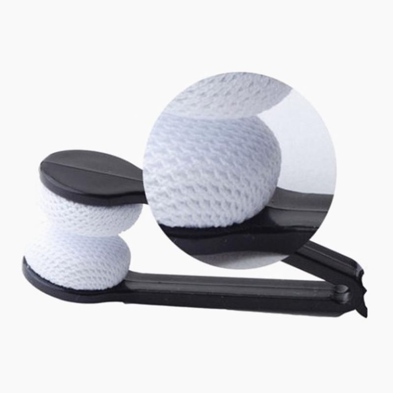 Portable Glasses Cleaning Microfiber Brush