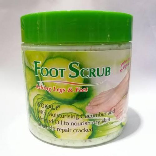 Foot Scrub With Cucumber And Almond Oil Repair Feet Crack, For Aching Leg And Foot