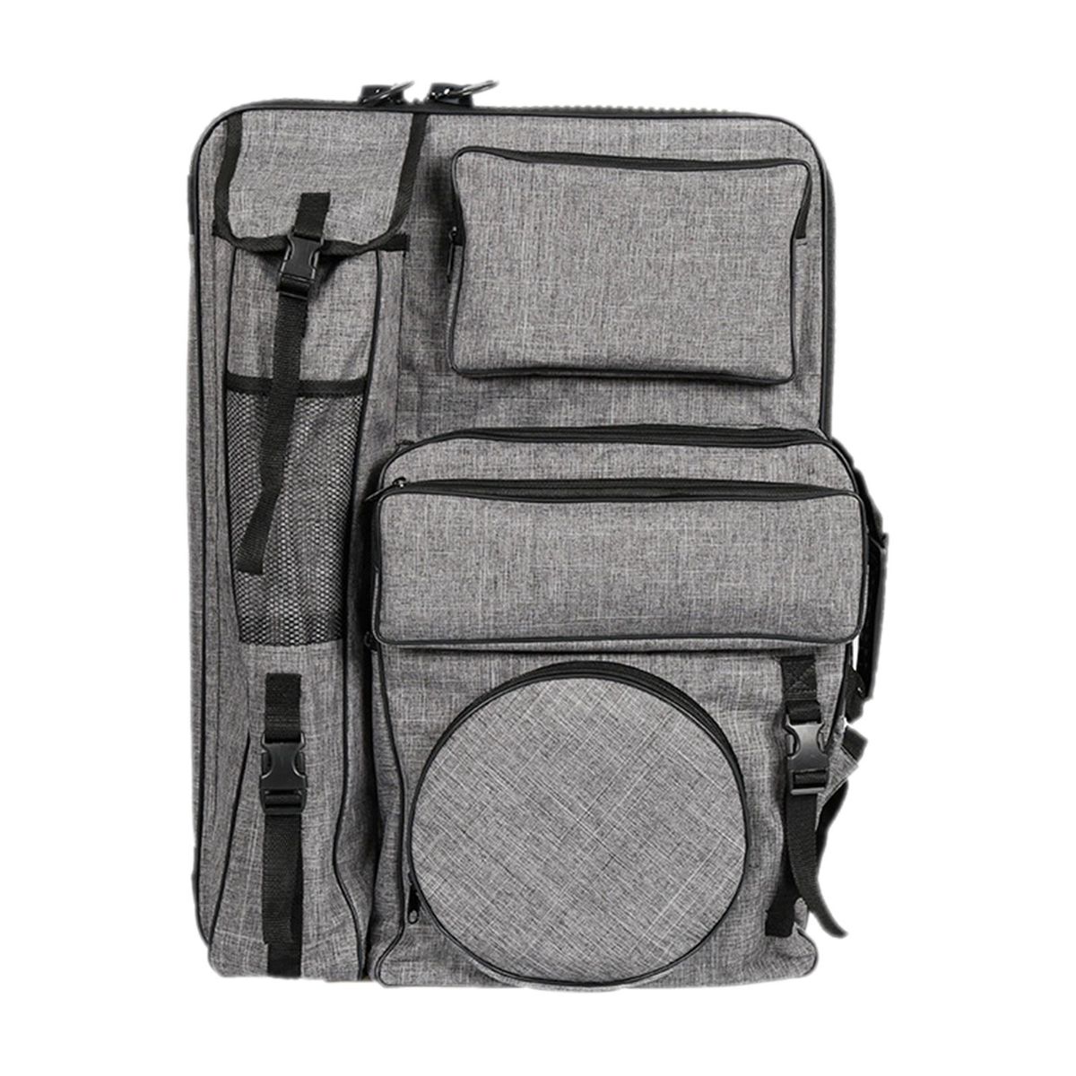 Art Portfolio Case Sketchbook Carrying Bag For Palette Drawing Gray