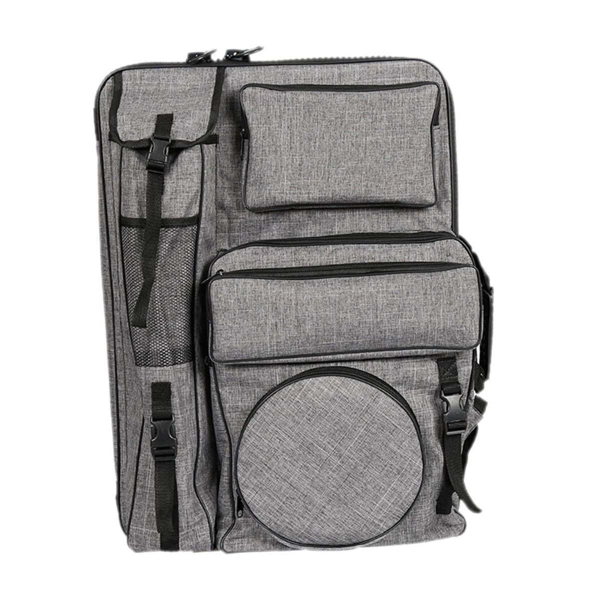 Art Portfolio Case Sketchbook Carrying Bag For Palette Drawing Gray