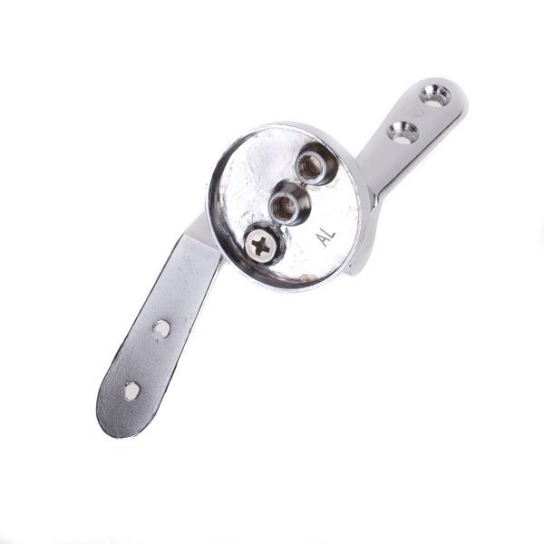 1 Pair Solid  Metal Replacement Toilet Seat Hinges Fix Wooden