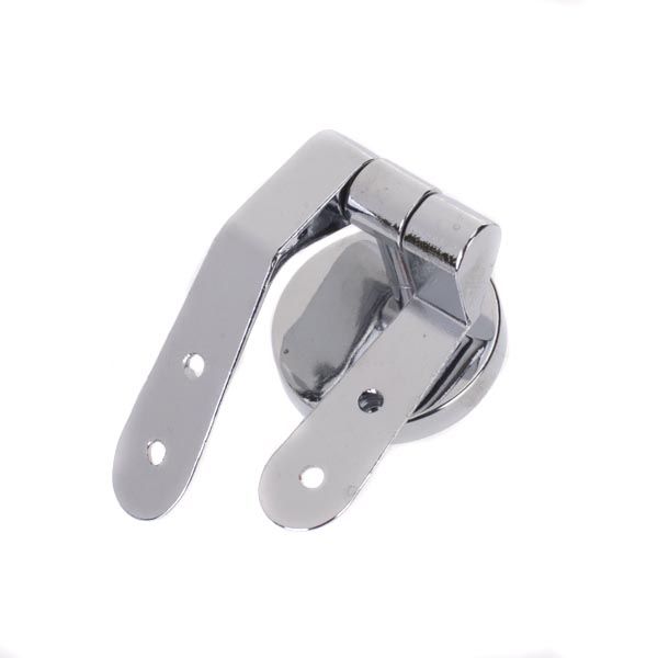 1 Pair Solid  Metal Replacement Toilet Seat Hinges Fix Wooden