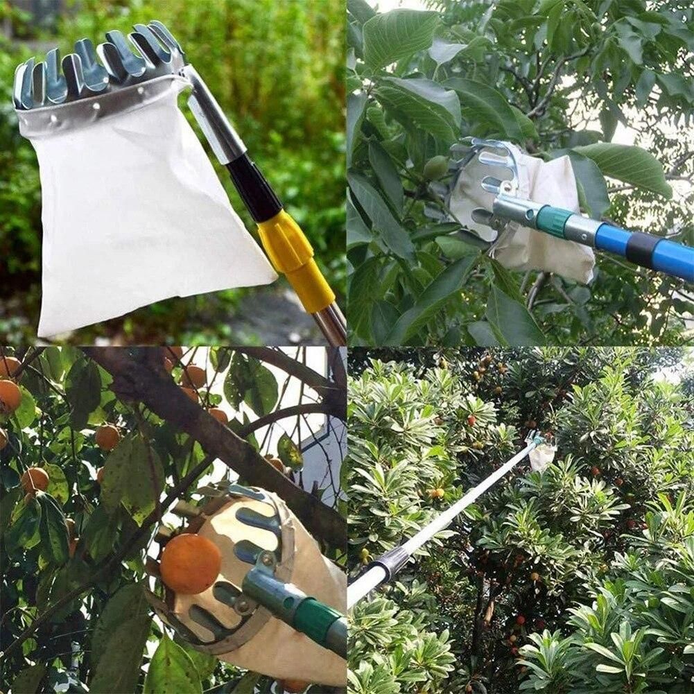 Fruit Picker Head Basket Portable Fruits Catcher For Harvest Picking  Citrus Pear Collector Catcher Peach Picking Garden Tool