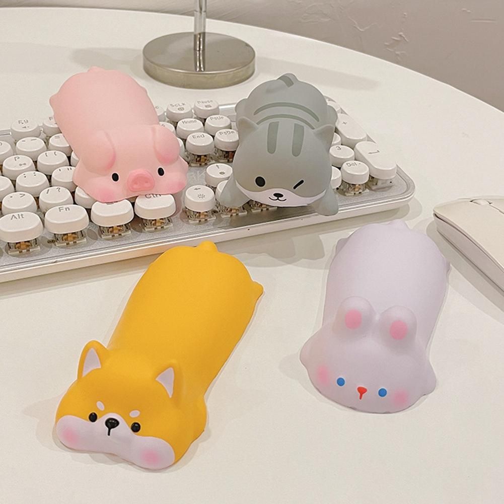 Cute Wrist Rest Support for Mouse Computer Laptop Arm Rest for Desk Ergonomic Slow Rising Squishy Toys, Yellow Shiba Inu