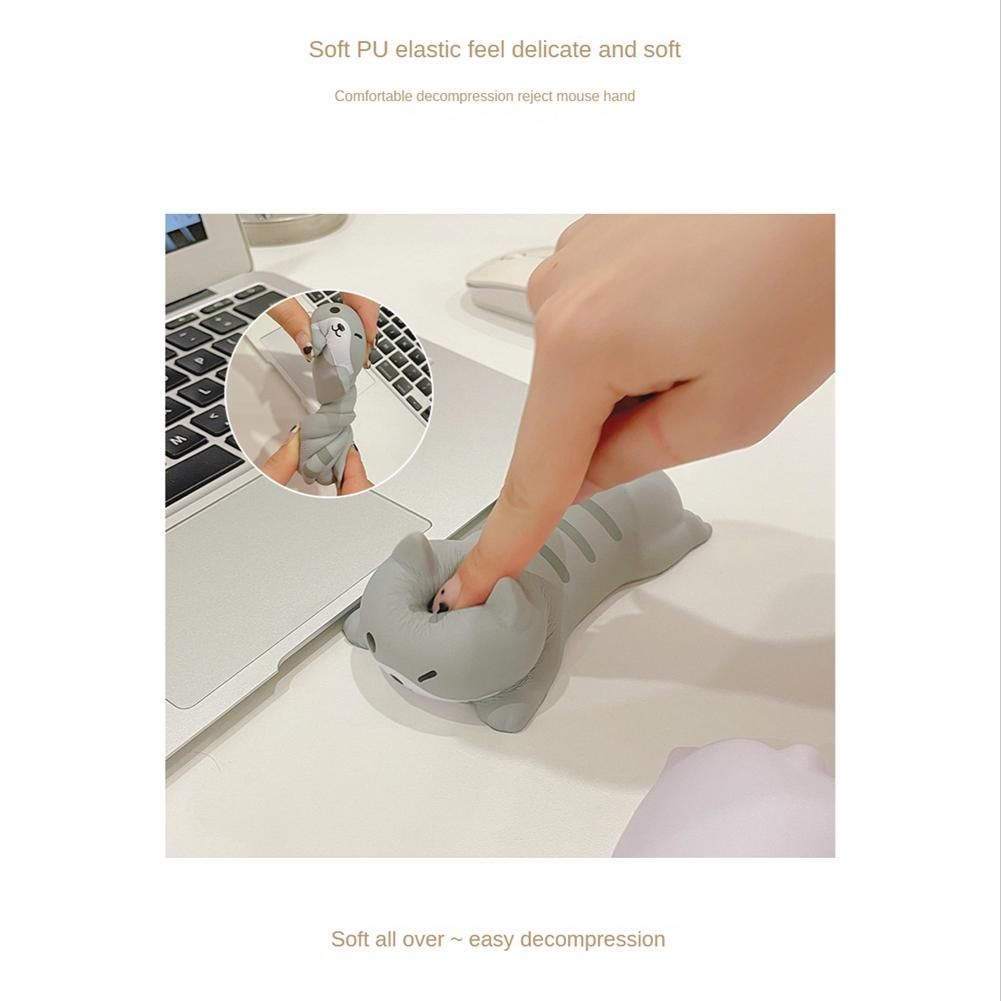 Cute Wrist Rest Support for Mouse Computer Laptop Arm Rest for Desk Ergonomic Slow Rising Squishy Toys, Yellow Shiba Inu