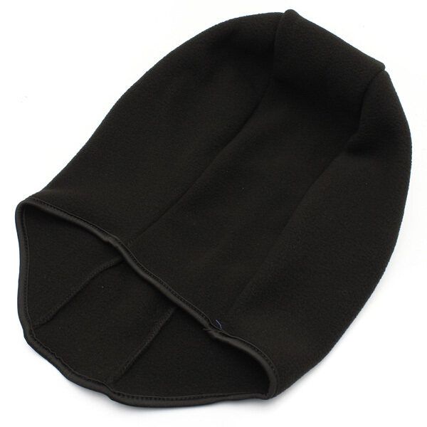 Motorcycle Thermal Fleece Balaclava Neck Winter Ski Full Face Cover Hat Cap Black