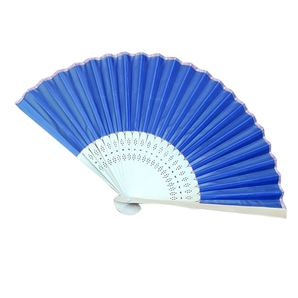 Silk Wedding Black Fans Party Favor Writing Fan Spun Calligraphy Hand Dancing #02 Held Folding Chinese Painting Bamboo