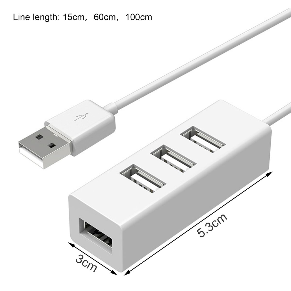 Docking Station 4-in-1 High Speed Multi-function-White