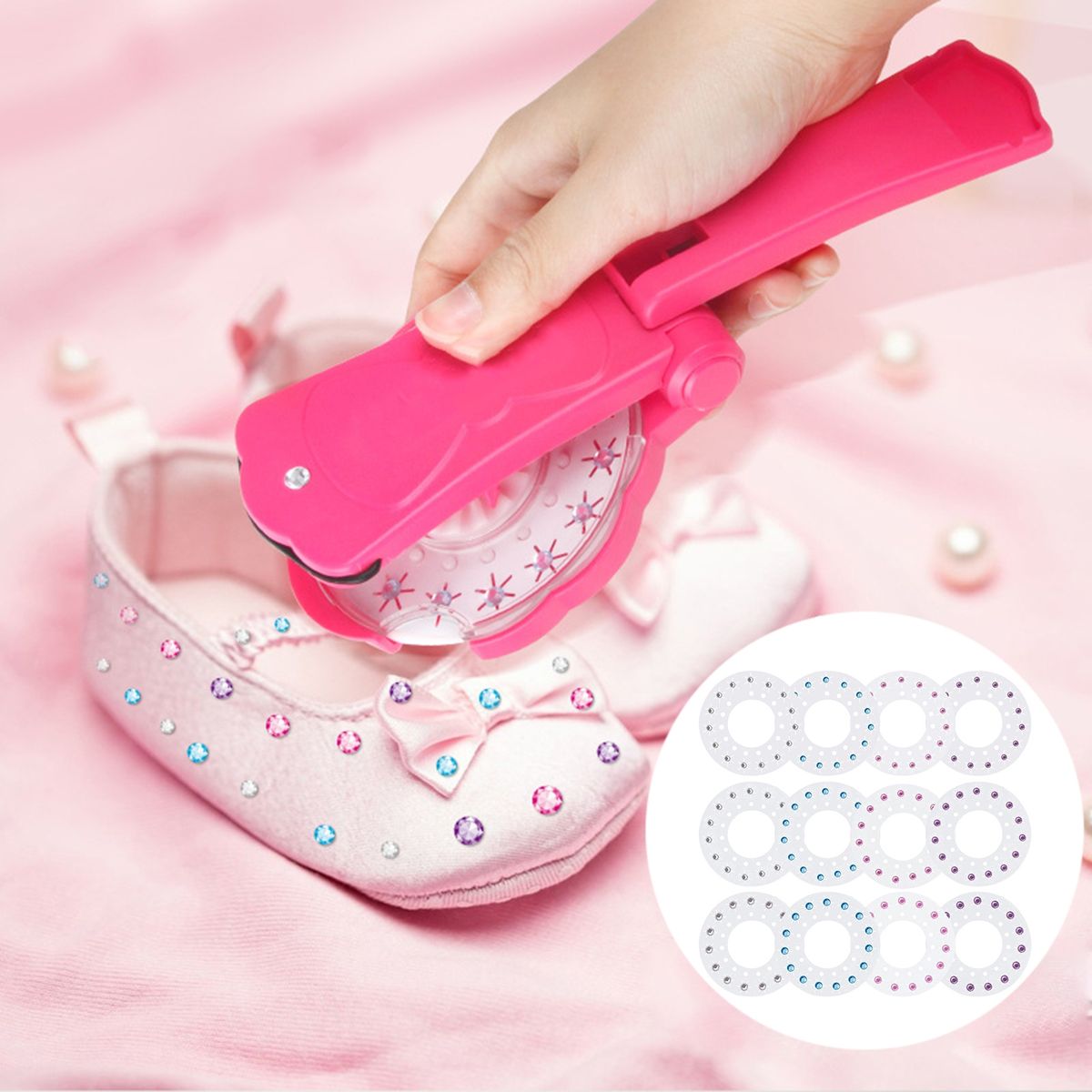 1 Set Makeup Toy Bags Clothes Shoes DIY Bling Accessories Kit A