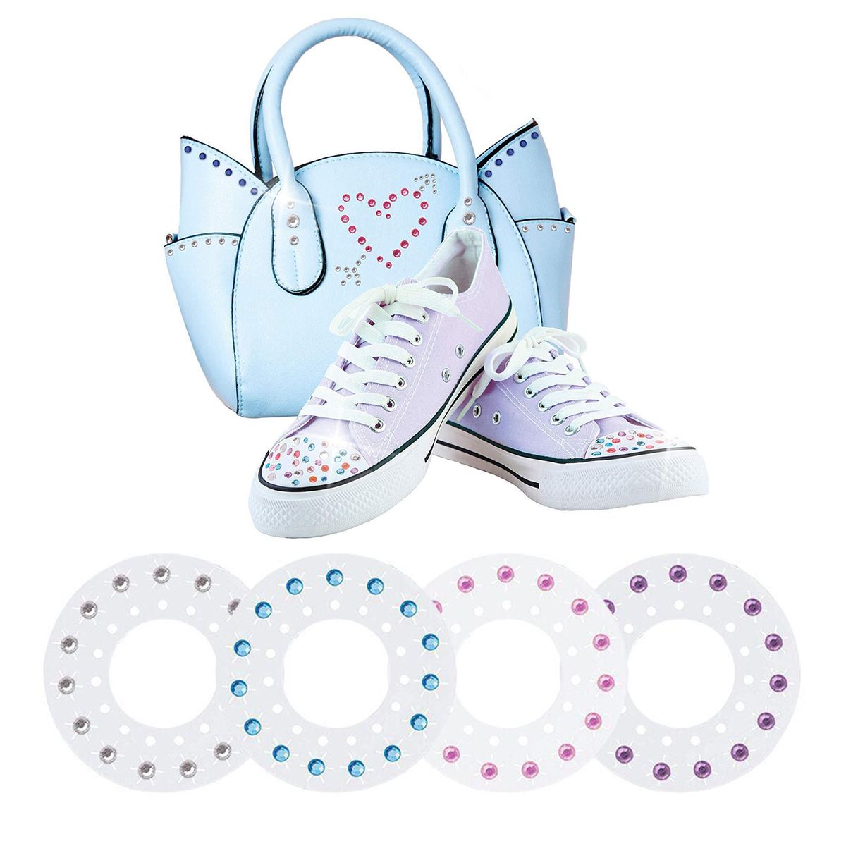 1 Set Makeup Toy Bags Clothes Shoes DIY Bling Accessories Kit A