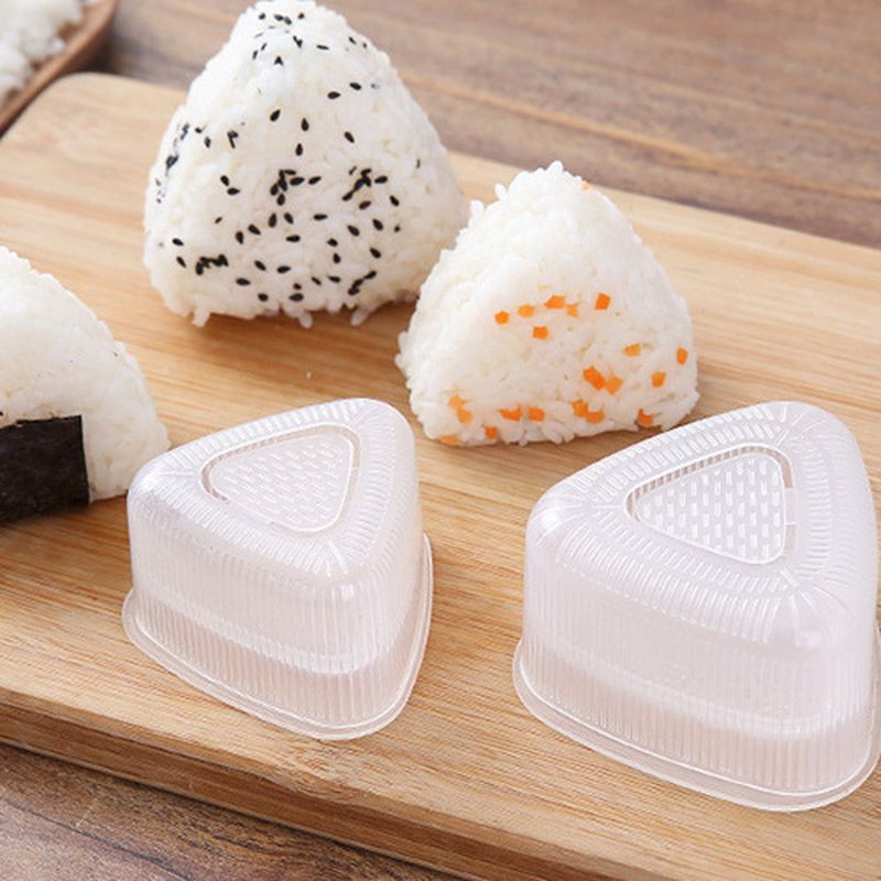 Donut Shape Onigiri Form Plastic Non-Stick Sushi Maker Set DIY Easy Rice Ball Press Mold Seaweed Making Kit Kitchen Accessories