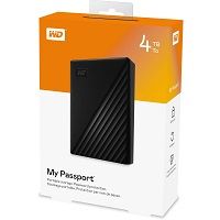 Western Digital Wd My Passport Portable External Hard Drive Storage 4tb