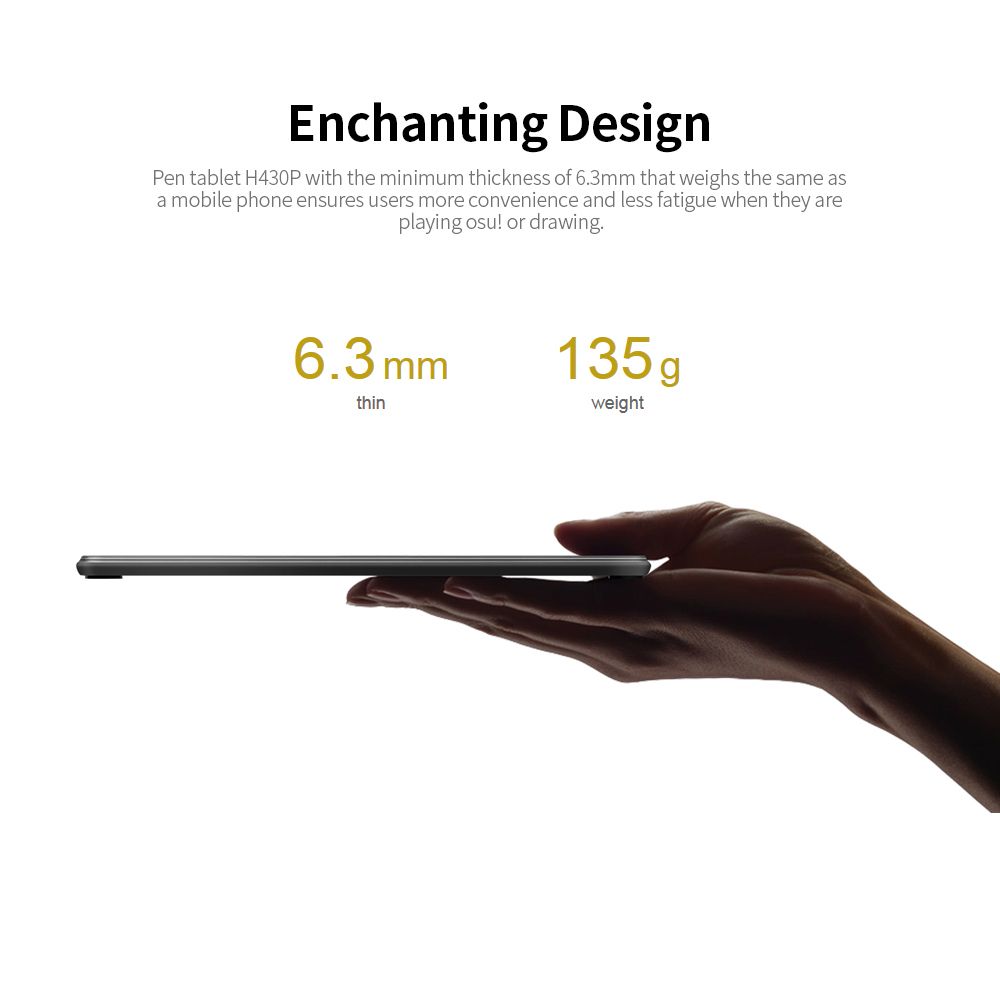 H430P Graphics Tablet Drawing Tablet