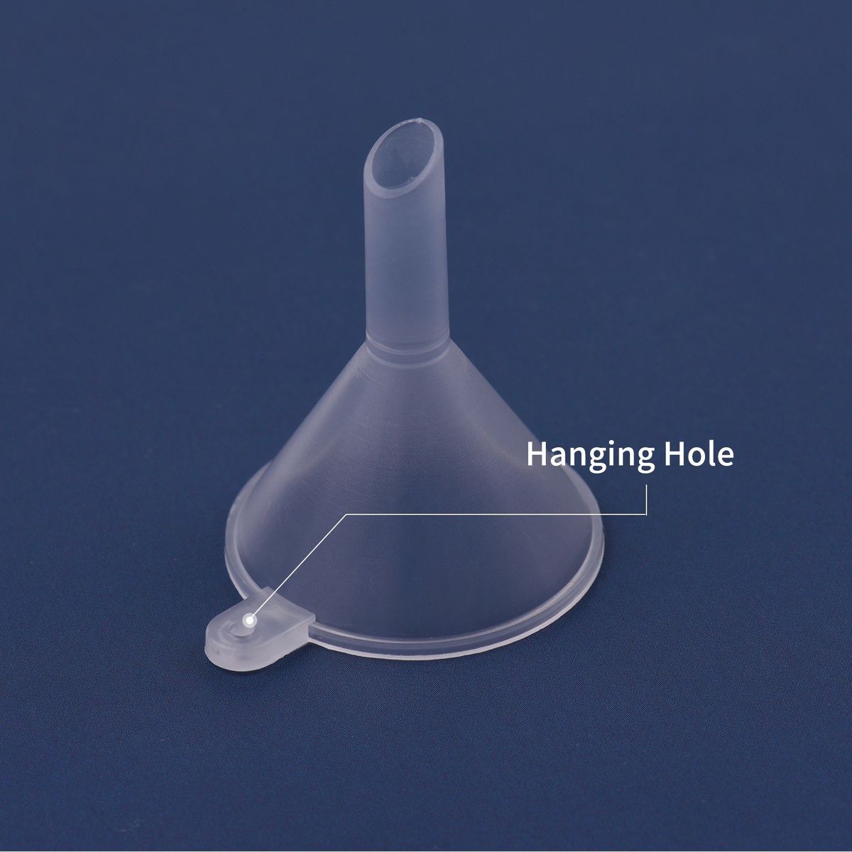 12pcs Mini Plastic Funnels Liquid Transfer Funnel