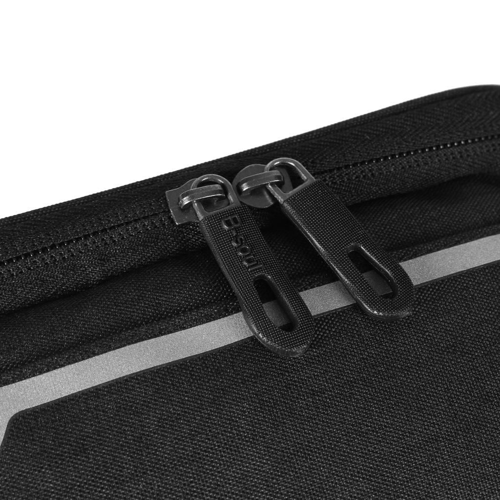 Waterproof Touch Screen Bike Front Tube Bag 6.0 Inchblack)