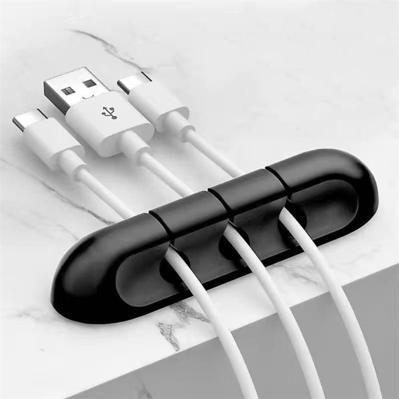 Desk Data Cable Fixed Organization Accessories Tool Office Home Computer Desk Phone Charging Data Line Orderly Storage Snap K304