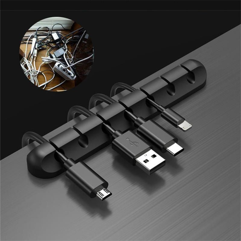 Desk Data Cable Fixed Organization Accessories Tool Office Home Computer Desk Phone Charging Data Line Orderly Storage Snap K304