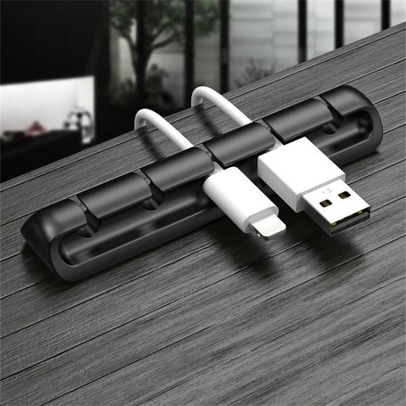 Desk Data Cable Fixed Organization Accessories Tool Office Home Computer Desk Phone Charging Data Line Orderly Storage Snap K304