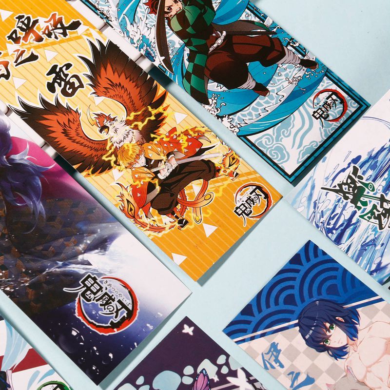 10 Pcs/lot Anime Demon Slayer Magan Jujutsu Kaisen Paper