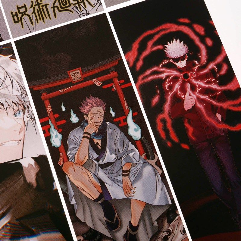 10 Pcs/lot Anime Demon Slayer Magan Jujutsu Kaisen Paper