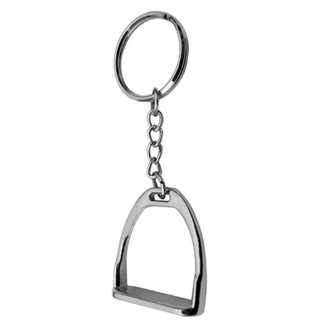 Zinc Alloy  Keychain Metal Key Ring Equestrian Accessories Silver