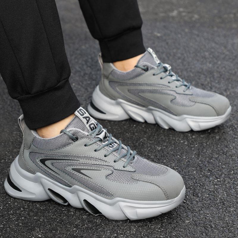 Steel Toe Work Shoes Sneakers Men Casual Protective Shoes