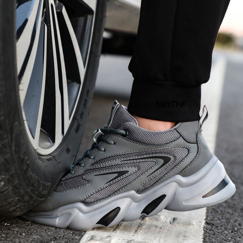 Steel Toe Work Shoes Sneakers Men Casual Protective Shoes