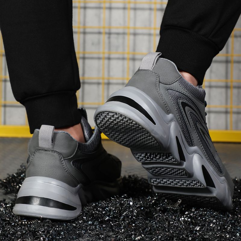 Steel Toe Work Shoes Sneakers Men Casual Protective Shoes