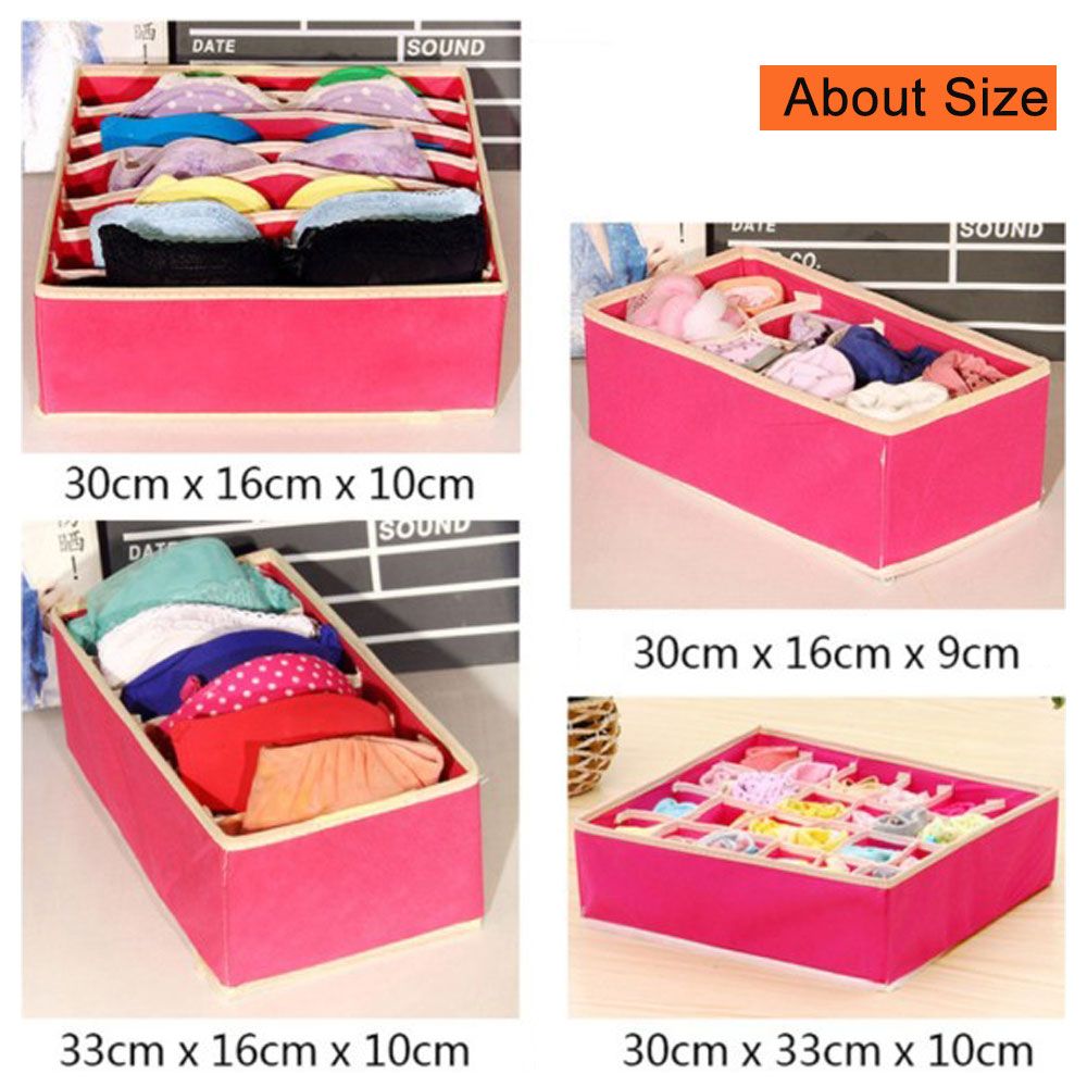 4pcs Underwear Storage Boxes