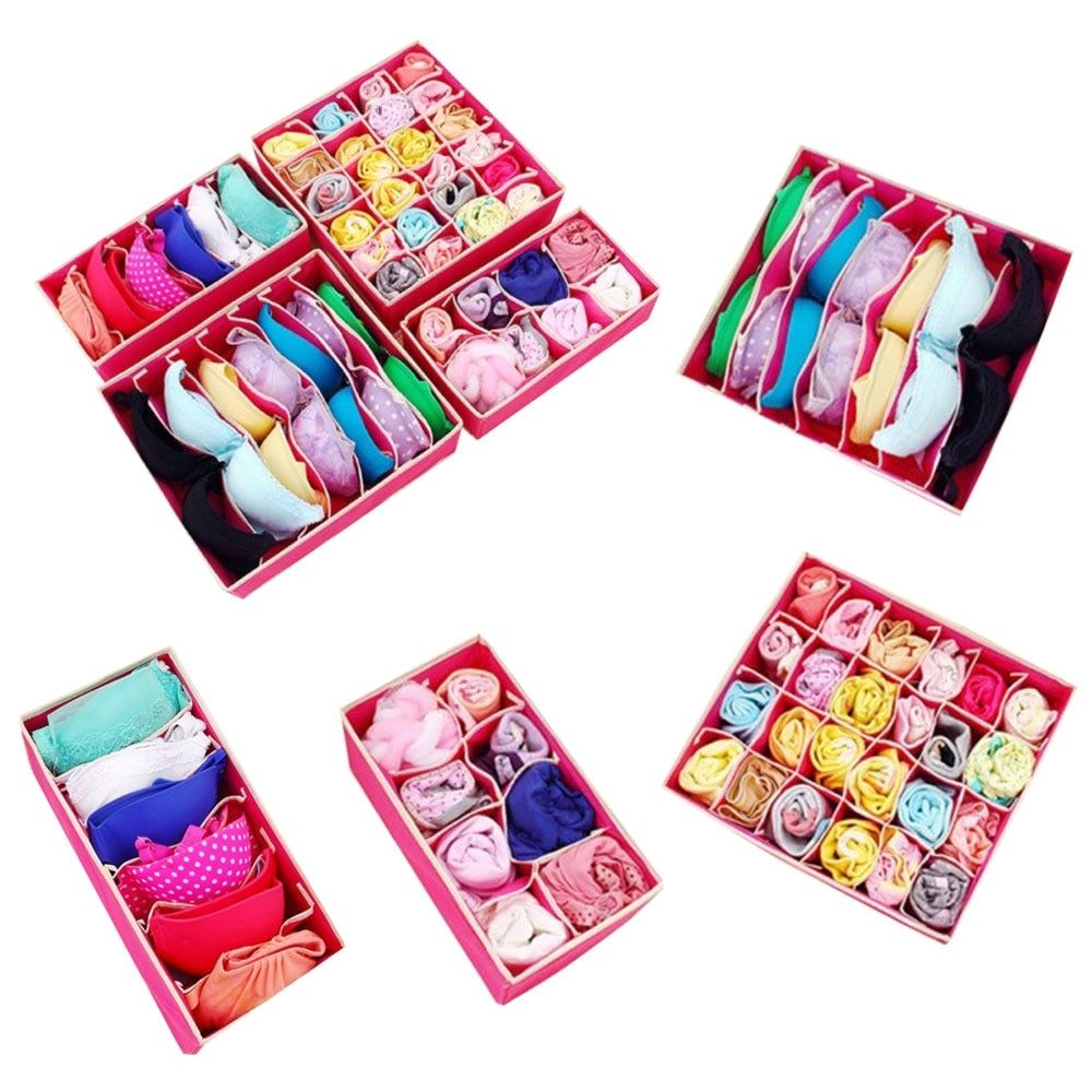 4pcs Underwear Storage Boxes