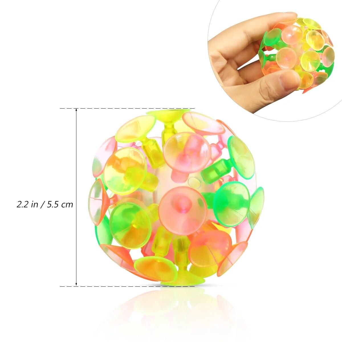 12PCS Suction Toys for Kids, Funny Suction Cup Colorful Toss and Balls for Kids Boys Indoor and Outdoor Play Petanque game