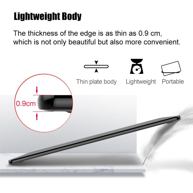 A15 10x6 Inch 5080 LPI Digital Writing Tablet - Black