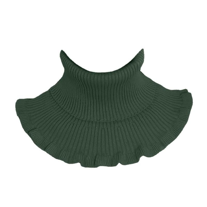 Women Winter Turtleneck Collar Solid Color Breathable-Beige