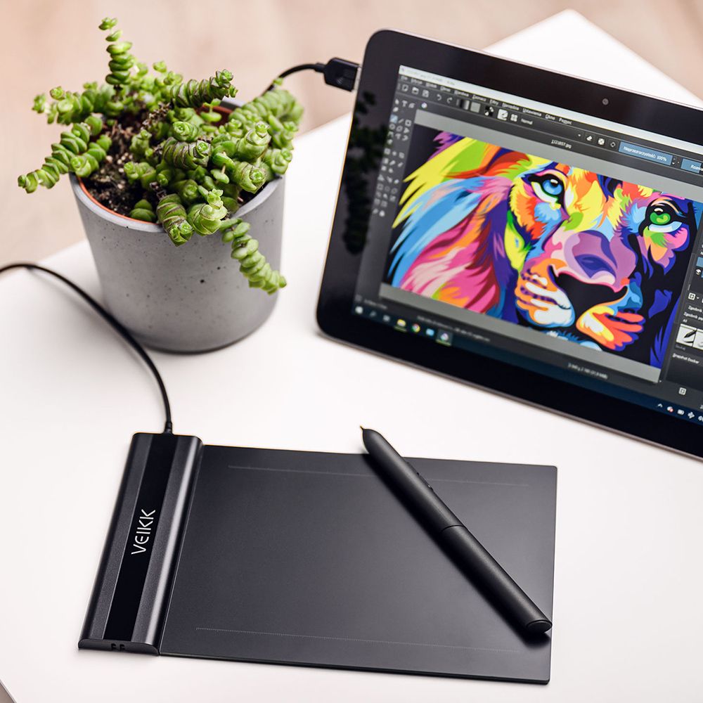 S640 Graphics Digital Tablet With Battery-free Pen