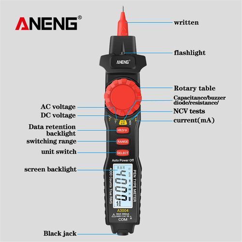 Smart Digital Multimeter Multifunctional Digital Display Voltage Test Pen
