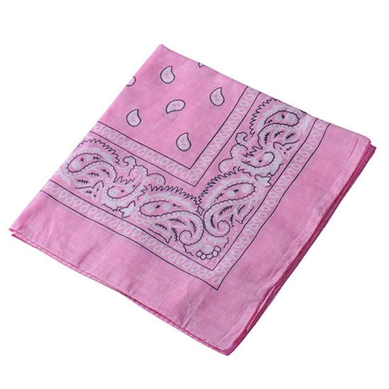 Stylish Paisley Square Bandana Head Wrap Unisex-Royal Blue