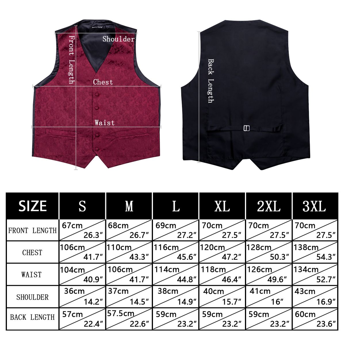 (GM-2062-Brooch)Black 5PCS Designer Mens Wedding Suit Vest Gold Floral Jacquard Folral Silk Waistcoat Tie Brooches Vest Set Barry.Wang Groom DOU