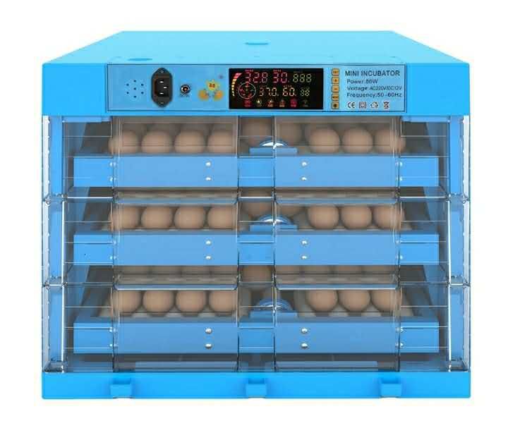 Incubator With DUAL POWER 12v/220v 192 Chicken Eggs