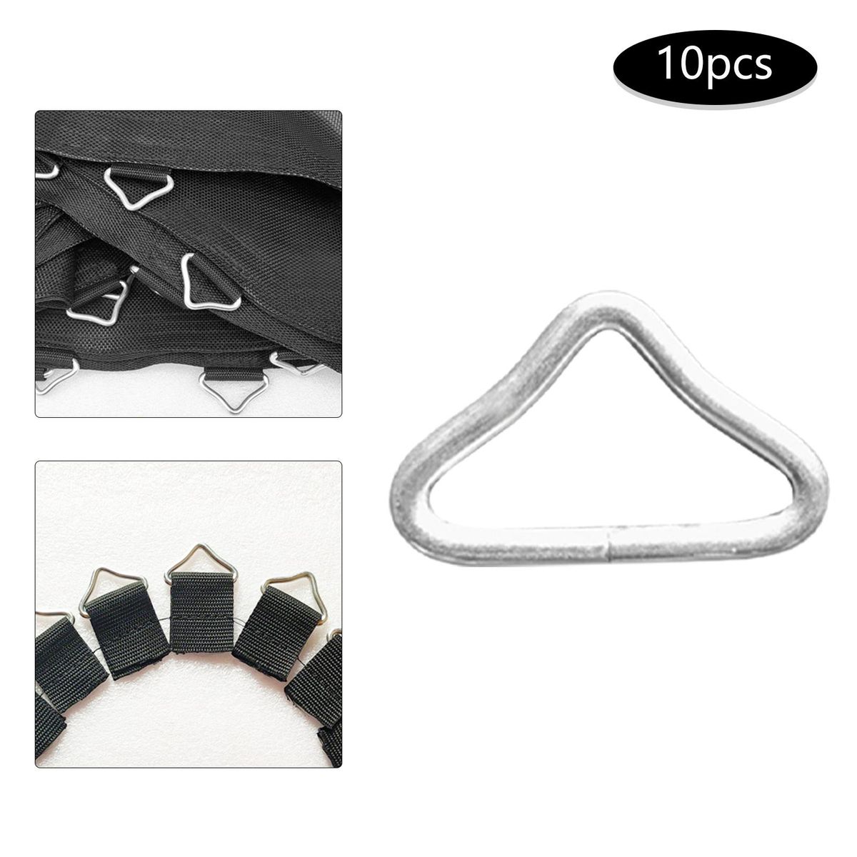 10 Pieces Triangle Buckle Accessories Spring 10PCS  ONLY