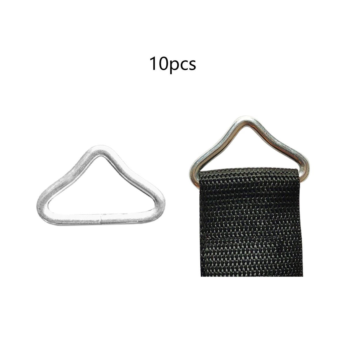 10 Pieces Triangle Buckle Accessories Spring 10PCS  ONLY