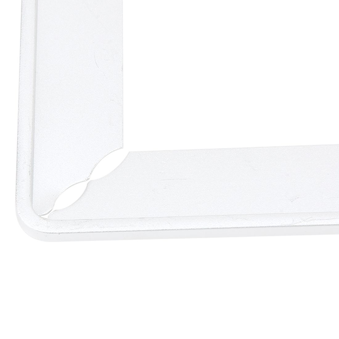 2 PCS Simple And Beautiful Car License Plate Frame Holder Universal License Plate Holder Car Accessories(Silver)