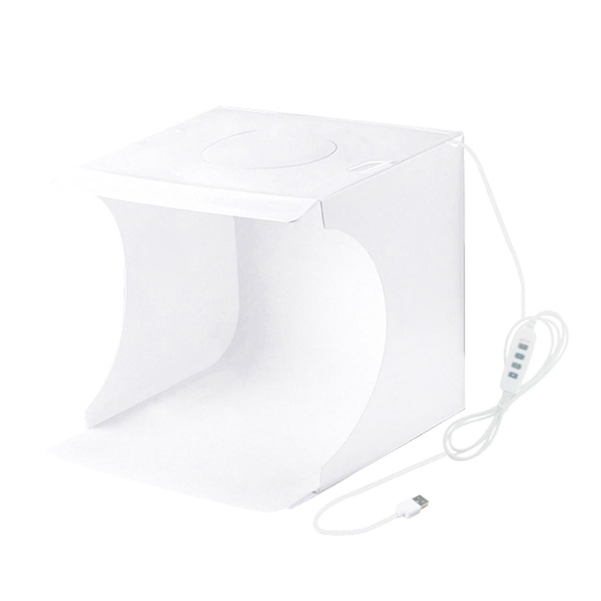 PULUZ Mini Folding Lightbox Photography Photo Studio LEDs Panel Light Soft Box Photo Background Kit