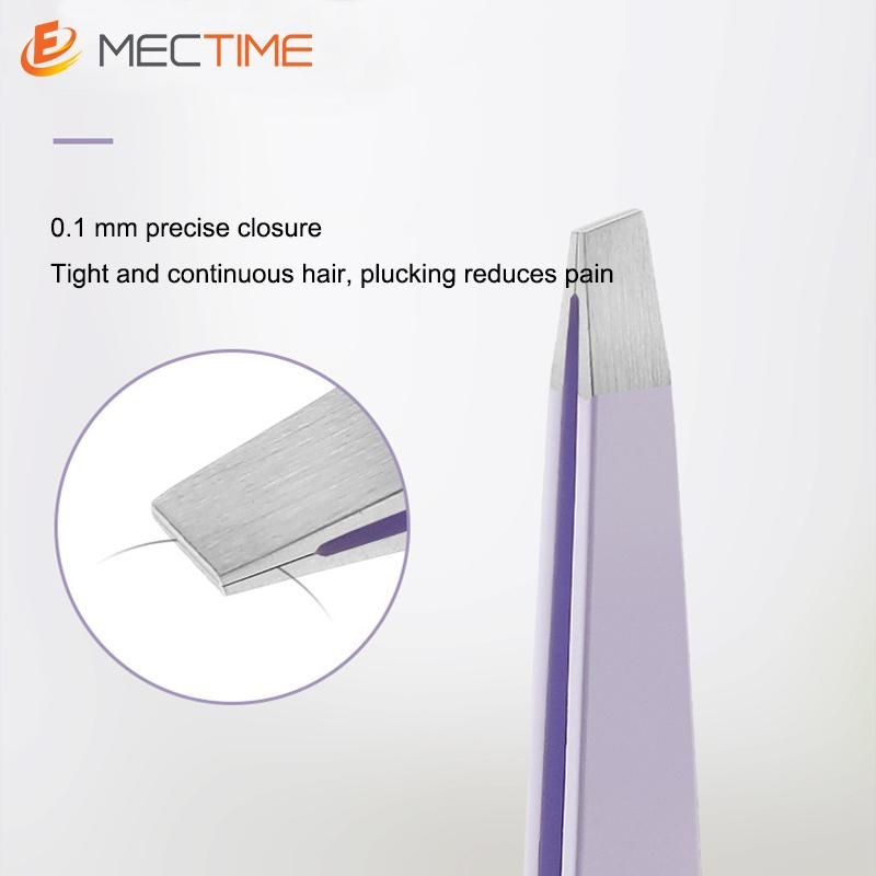 Fold eyebrow trimming tool 3-piece eyebrow clip/comb eyebrow tool/eyebrow trimming for beginners-purple