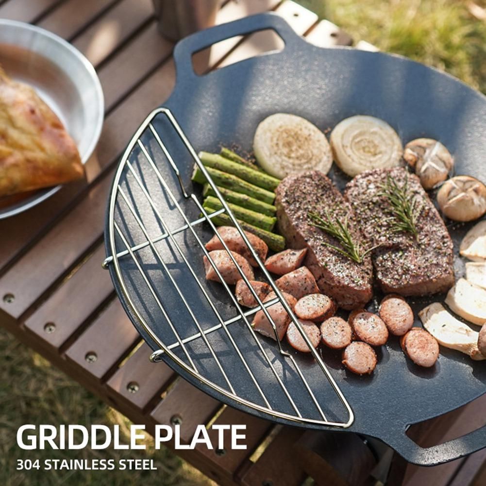 Outdoor Grill Mesh Steaming Rack 304 Stainless Steel