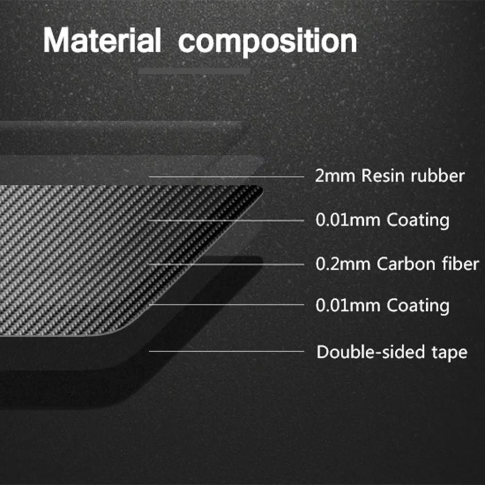 2Pcs Carbon Fiber Front Grill Cover Trim for Mazda 3 Axela