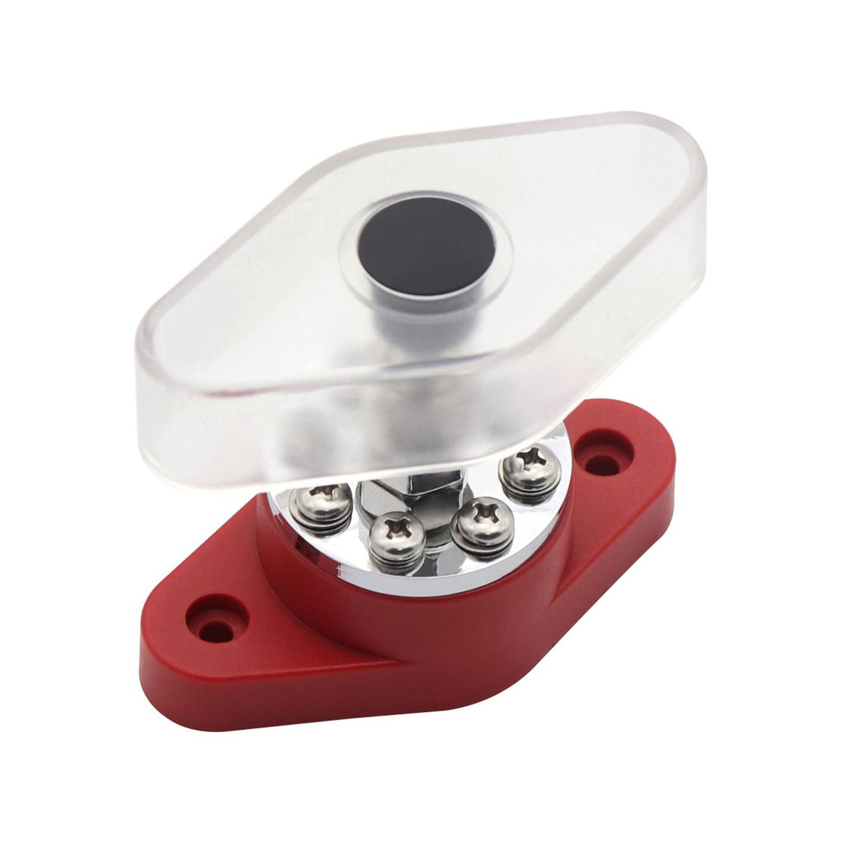 300A Stud Terminal Distribution Stud Junction Post 8 Terminal Block with Transparent Cover Stud 3/8inch(M10)
